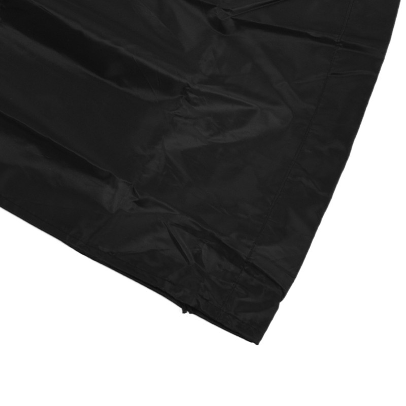 Fire Pit Cover Round Black Waterproof Dustproof Polyester Fiber Firepit