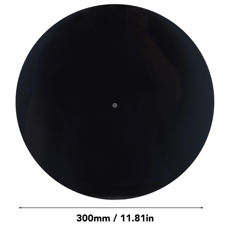 Turntable Mat, Acrylic Turntable Plate, Anti-Static Noise Reduction Turntable Slipmat,