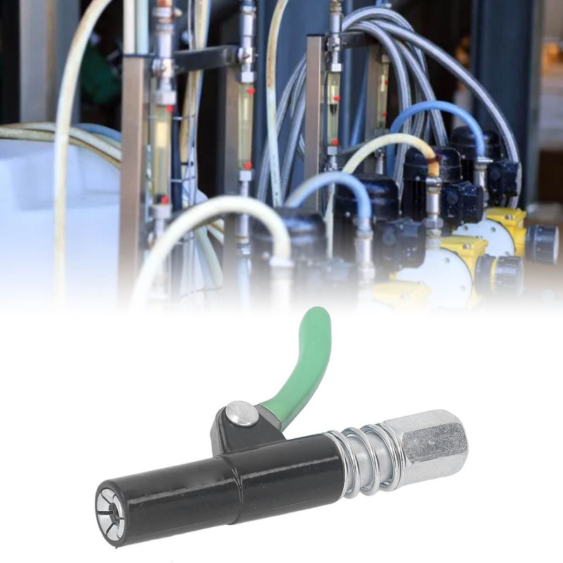 Single Handle Grease Gun Coupler Leakage Proof Self Locking Quick