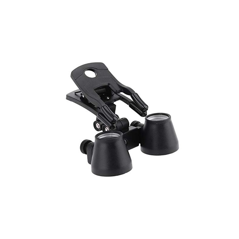 NSKI 3.5X420mm Binocular Plastic Clip Loupes DY-110 Lab Head Magnifier