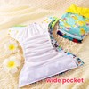 Asenappy Cloth Diapers 6 Pack with 6 Inserts & 1