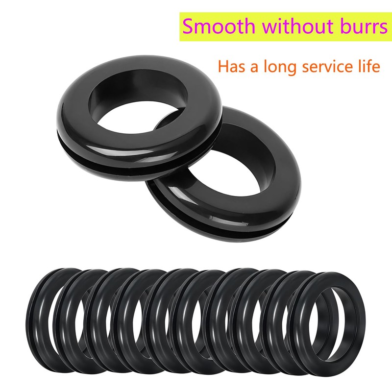 Ctyjia Pack of 20 rubber plugs, bore diameter 20 mm,