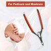 YushengTai Nail Scissors, Sharp Nail Clippers, Extended Stainless Steel Handle,