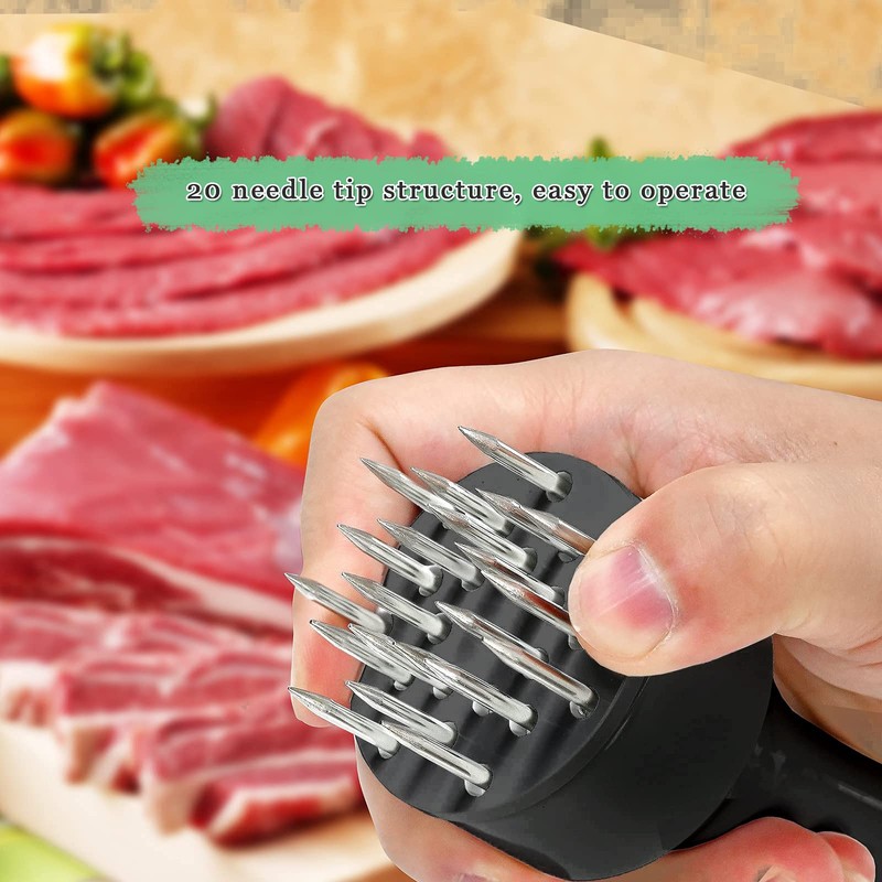 Meat Tenderizer, Stainless Steel Meat Tenderizer Needle Tool, for Steak,