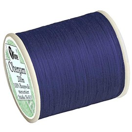 1x Roll of 200 m Yarn, Cotton, Thread, Blue (Medium Blue), NE 50/3 Yarn for Sewing Machine, 2971