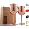 Copas de vino de acero inoxidable con tallo – Copas