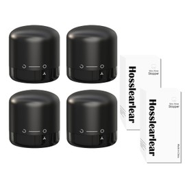 Hosslearlear Wine Stoppers for Wine Bottles, Silicone Reusable Corks with Twist Lock, Leak Proof Wine Preserver Cute Wine Accessories - Set of 4