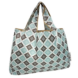 allydrew Unisex Adult Large Foldable Tote Nylon Reusable Grocery Bags, Wallpaper