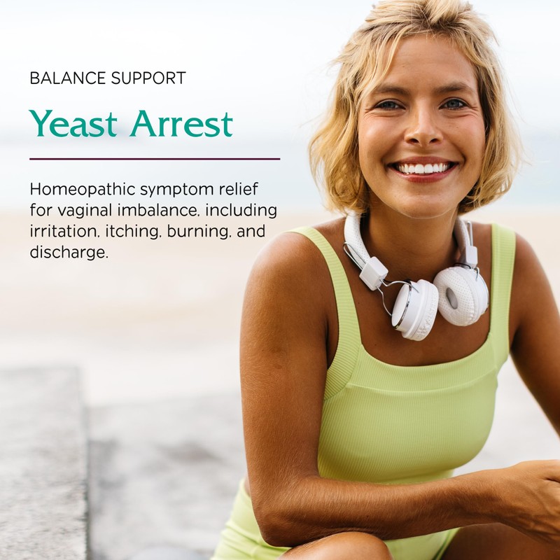 Vitanica Yeast Arrest, Homeopathic Vaginal Suppositories, for Yeast Infection Symptoms,
