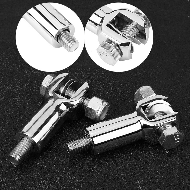 1 Pair Passenger Foot Pegs Support Mount Clevis Kit for