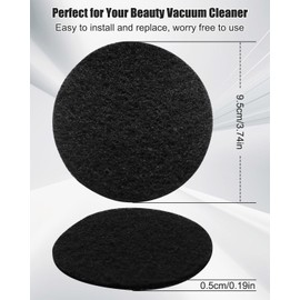 10 PCS Hepa Sponge Filter Replacement Fit for Neabot Neakasa P1 Pro Pet Grooming Kit & Vacuum, 3.74'' Diameter Circle