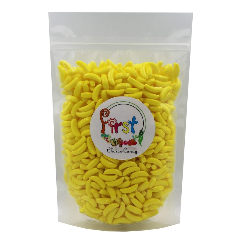 FirstChoiceCandy Silly Banana Heads Classic Hard Candy (Yellow, 3 Pound)