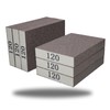 MANICAF 120 Grit Hand Sanding Block Sponges Pack of 6