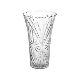 Royal Imports Jarrón de Flores de Acrílico, Centro de Mesa Decorativo para el Hogar o Boda, Plástico Irrompible - 9" de Alto, Apertura de 4" - Transparente