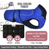 LUCOLOVE Dog Cooling Vest with Ice Pack – 2-Layer Evaporative