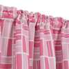 Deconovo Square Print-Rod Pocket Thermal Insulated Blackout Curtains for Living