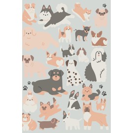 Chic Grey Puppy Notebook – Minimalist Lined Journal for Work, Study, and Personal Writing: Modern Stationery for Professionals, Planners, and Pet ... and Office Workers Hobbies & Corporate