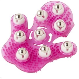 CREPUSCOLO Massage Roller, Cellulite Removal, Cellulite Roller, Globe Roller, Diet, Shaping, Colo, Lymphatic Relaxation, Swelling, Thighs, Tummy, Upper Arms, Fatigue Recovery, Urn (Red)