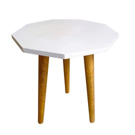 UHUD CRAFTS Beautiful Antique Wooden Fold-able Side Table/End Table/Stool Living Room Kids Play Furniture Table Round Shape