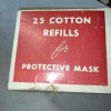 25 Cotton Refills For Protective Mask. Box A