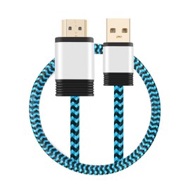 Yeebline USB to HDMI Charger Cable, [Aluminum Shell, Nylon Braided] USB 2.0 Type A Male to HDMI Male Charging Cable Converter Adapter Cord 0.5M
