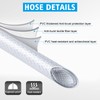 JatilEr Shower Hose, 3 m, Smooth PVC Shower Hose, Plastic