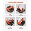 Vacuum Glass Lifter 8 Inch 400 Lbs Capacity ABS Handle