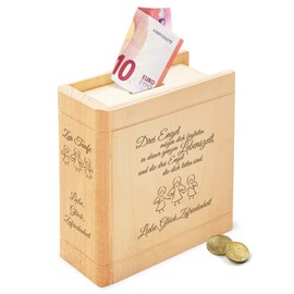 Casa Vivente Wooden Money Box Book - Standard - Parent