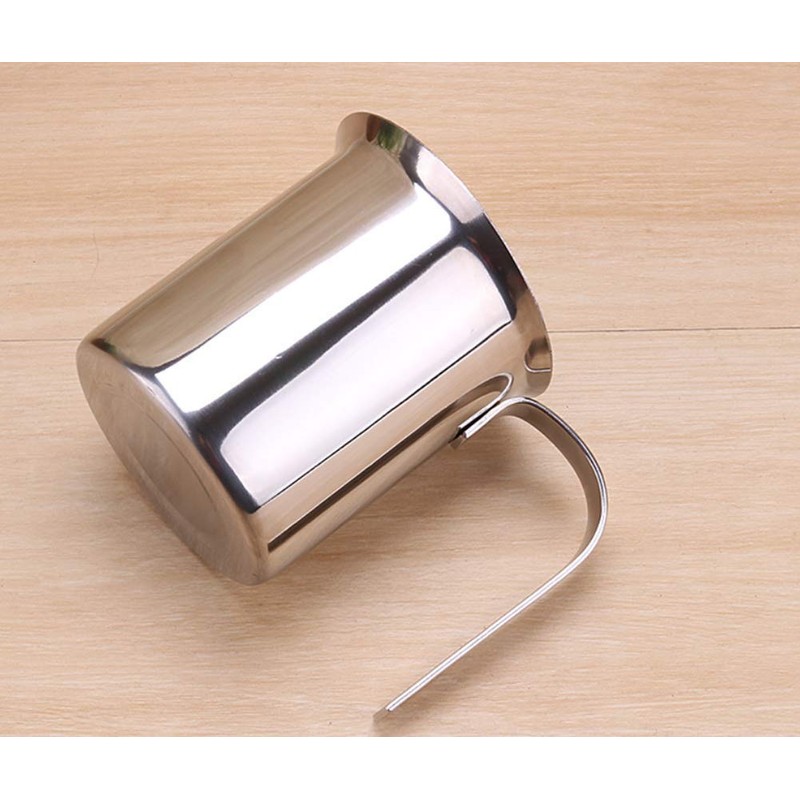 304 Stainless Steel Double-layer Manual Foamer for Milk Coffee, etc.
