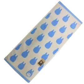 My Neighbor Totoro [Face Towel] jacquard long towel / Medium Totoro silhouette Ghibli
