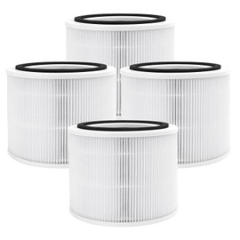 240 Replacement Filter Fits for 240 Air Purifier Cleaner, 3-in-1 Hepa 14 Filter Replacement, 4 Pack