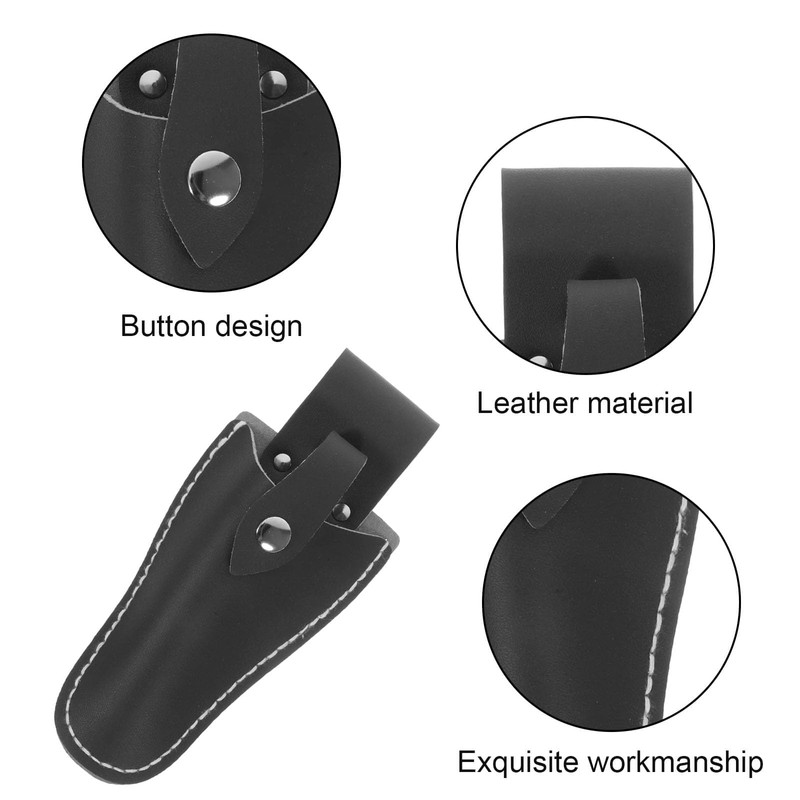 Secateurs Holster, Tool Belt Pouch, Durable Leather Sheath Pouch Holder,