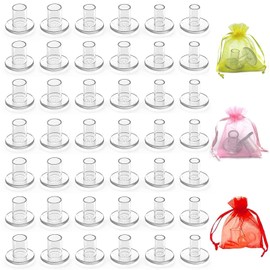 21 Pairs 3 Sizes Heel Protectors for Grass, High Heel Stoppers for Grass, Clear Stiletto High Heel Caps for Walking on Grass and Uneven Floor, Perfect for Weddings, Races, Formal Occasions and Events, Clear