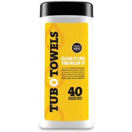 Tub O'Towels Heavy Duty Fiber Weave Cleaning Wipes 8 in. W x 7 in. L 40 pk