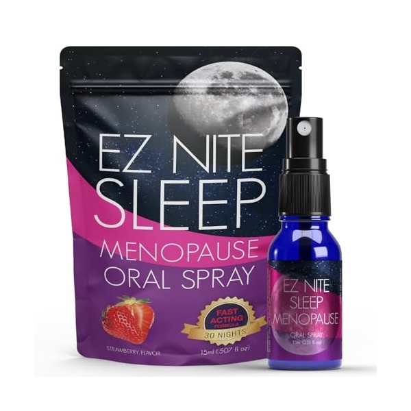 EZ Nite Sleep Menopause Oral Spray – Fast-Acting Menopause Symptom