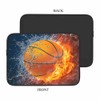 Nicokee Laptop Sleeve Bag 15 15.4 15.6 Inch,Basketball Ball in