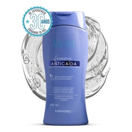 Kit Alostet: Shampoo Anticaída Acelerador Crecimiento Cabello + Suplemento Biotina 30 Caps Tratamiento Fortalecedor