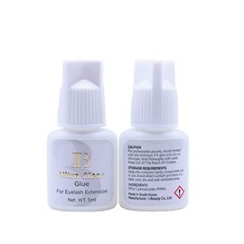 Lava Lash 1 PCS Eyelash Extensions Ibeauty Ultra Clear Glue 5ml, 2-4 Sec Drying Time, Keep 4-5 Weeks for Professional Eyelash Extension
