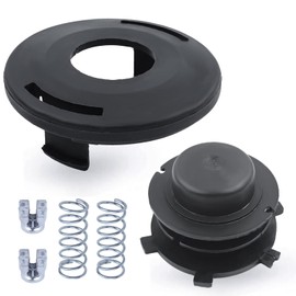 Adefol Thread Trimmer Heads 6-Piece Replacement Set for STIHL FS44 FS55 FS80 FS83 FS85 FS90 FS100 FS110 FS120 FS130 FS200, 25-2 Trimmer Head Spool, Cover Cap, 2 Springs, 2 Lacing Eyelets