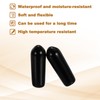 sourcing map 28Pcs Rubber End Caps, 4.5mm(3/16") ID 16mm(5/8") Height