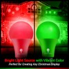 4 Pack BlueX LED A21 Red Green Light Bulbs -