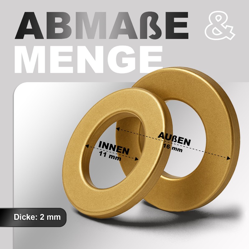 NIMA PARTS Fitschenringe – 20 Stück – Made in Germany