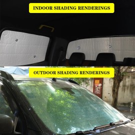 momocar 6PCS Car Full Window Sunshade Cover Shades Sun Visor For Ford Ranger 2015-2021