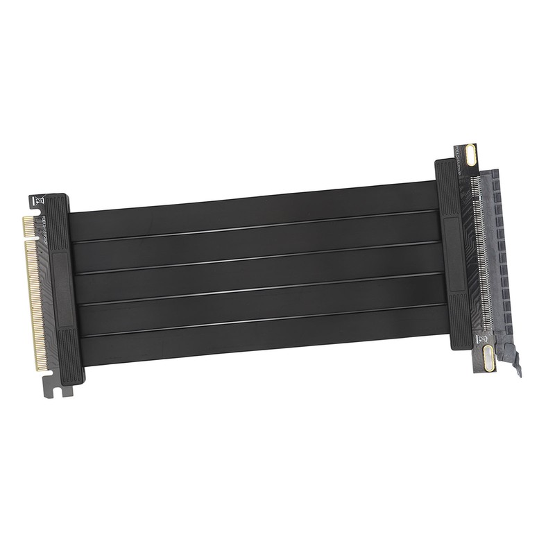 PCIE 4.0 X16 Extender 180 Degree 26GB/s 7.9in Long Gold