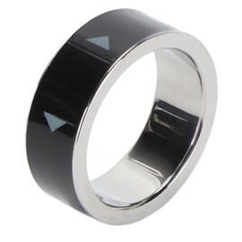 Smart Remote Scrolling-Ring, Wasserdichter One-Click-Foto-Seitenwender-Ring, Bluetooth-Magnetlade-Scrolling-Ring für TikTok, E-Reader (Größe 19, 64 mm Innendurchmesser)