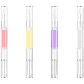 Lápiz de Aceite para Uñas 2ml, Cuidado de Cutículas Pack de 4 Unidades, Uso en Casa y Salón de Manicura, Fórmula Aceite Mineral y Cera de Abeja