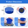 DUJEQM Fridge Magnets 30PCS Blue, Strong Magnet Mini Round Decorative