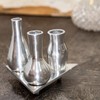 Antikas - Aluminium Vase, Small, Triangle Vase, Decoration