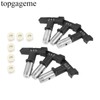 Topgageme Professional Airless Paint Spray Tips Set, T-Shaped, Black and