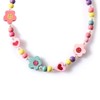 Mengonee Kids Cartoon Necklace, Colorful Animal Child Jewelry, Flower Beads,